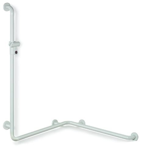 Hewi Bathroom handles Serie 801 with shower rail Active + Signal white 801.35D210 98