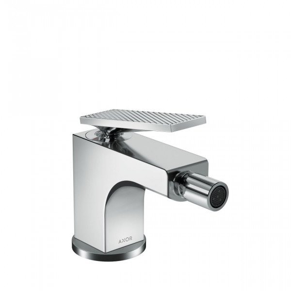 Bidet Tap Axor Citterio with diamond cut lever and waste set Chrome