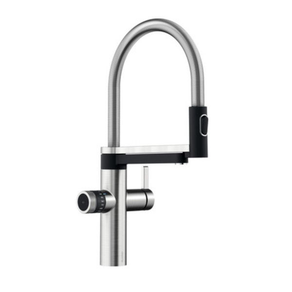 Tap Water Filter Blanco Evol-S Pro For hot drinks, with filter 447mm Stainless Steel Finish Pvd