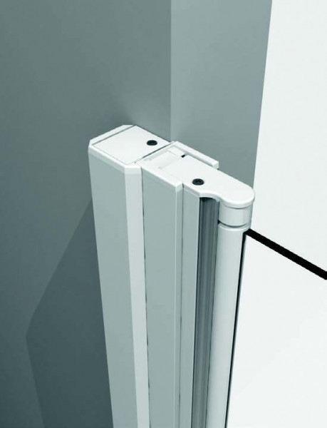 Extension profile Kinedo SMART DESIGN Without treshold, niche angle or wall mounting 1983x30mm White Profil