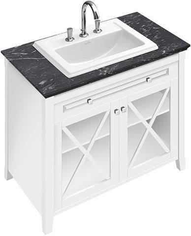 Villeroy and Boch Vanity unit with Washbasin Hommage 985x850x620mm 8980A1R1