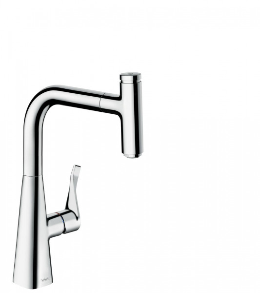 Hansgrohe SBox15-H240 Single lever kitchen mixer with pull-out spout SBox (73802800)