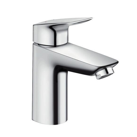 Hansgrohe Basin Mixer Tap Logis Single lever 100 LowFlow 3.5 l/min with pop-up waste