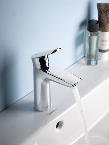 Single Hole Mixer Tap Duravit No.1 M With pull tab Chrome