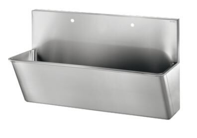 Delabie Surgical scrub-up trough with high upstand 1400 mm x 310 mm 186100