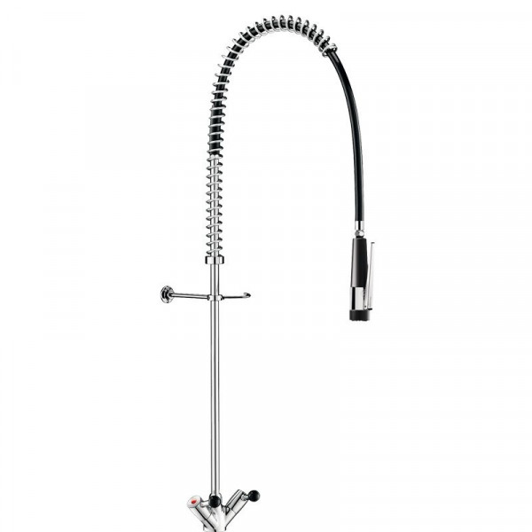Pull Out Kitchen Tap Delabie Black | With pump