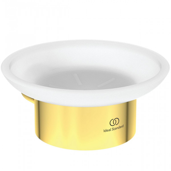 Ideal Standard Wall Mounted Soap Dish CONCA round 109x115x46mm Brushed Gold