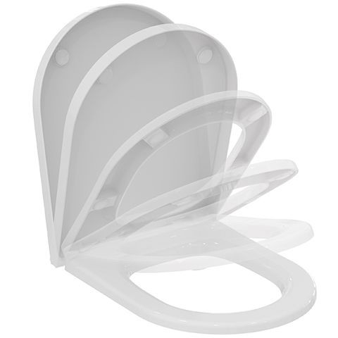 Ideal Standard Round Toilet Seat BLEND CURVE White with Softclose
