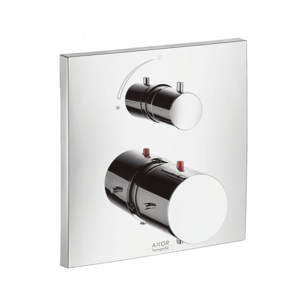 Bathroom Tap for Concealed Installation Starck X Finish Set recessed thermostatic mixer with stop valve Axor