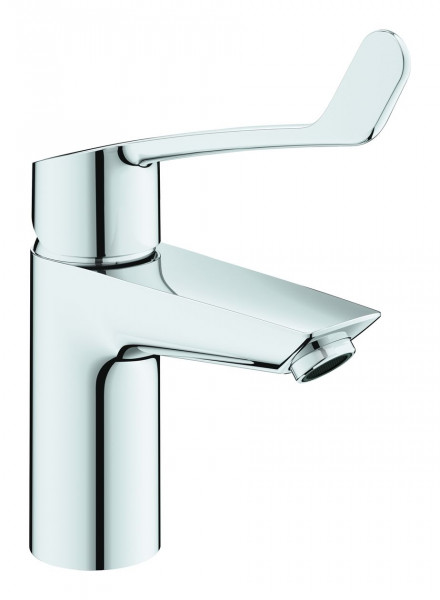 Small Basin Taps Grohe Eurosmart with Push-Open waste set and long lever Chrome