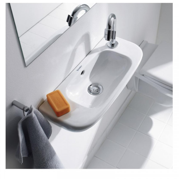 Duravit D-Code Washbasin with Overflow and Tap Hole on the Right Side (0706500008)