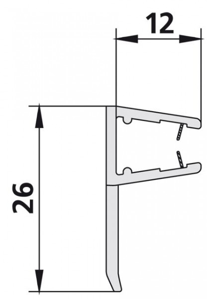 Kermi ATEA Vertical sealing gasket (6025181)