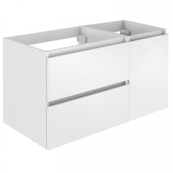 Vanity Unit Allibert LUNIK 2 drawers 900mm Glossy White