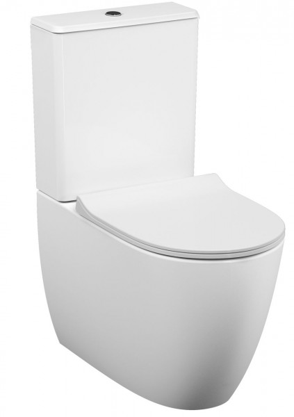 VitrA Sento BTW Freestanding Toilet Rimless 375x815x650mm Glossy White