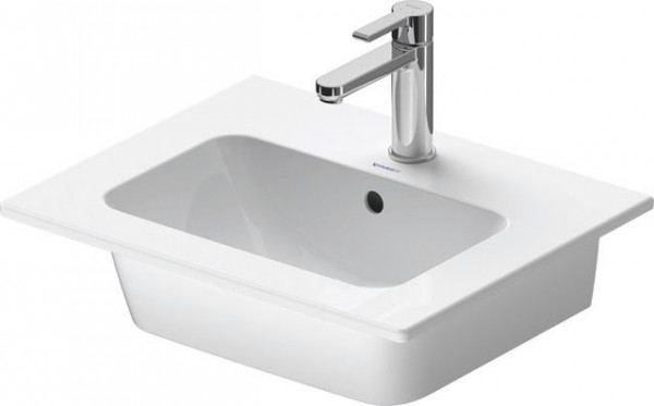 Cloakroom Basin Duravit ME by Starck, With overflow, 1 hole 530x180mm White