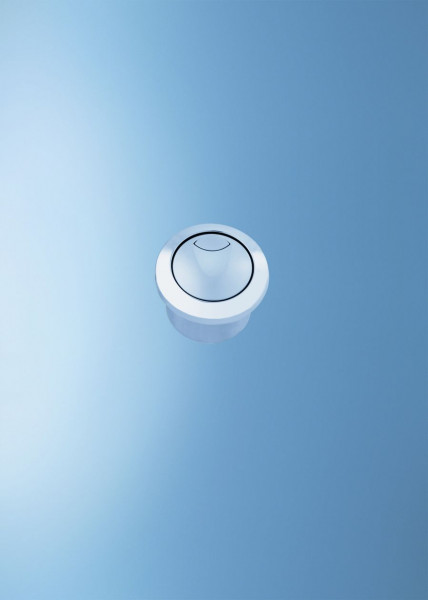 Grohe Flush Plate Cover Moon White Brass 42350LS0