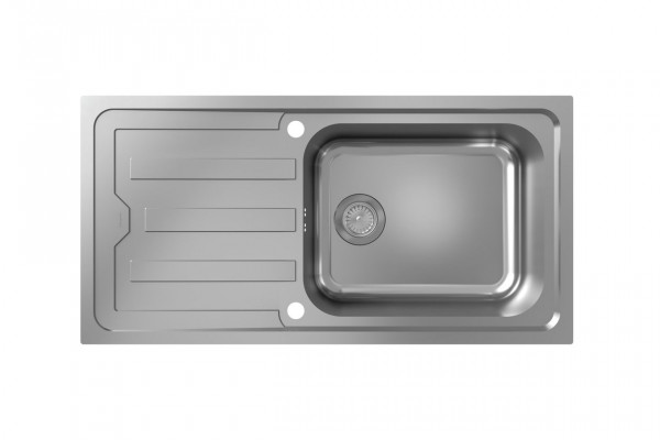 Undermount Kitchen Sink Hansgrohe S44 990mm Brushed Stainless Steel