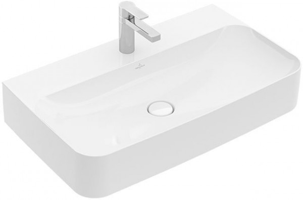 Villeroy and Boch Wall Hung Basin Finion 3 holes without overflow 416881RW