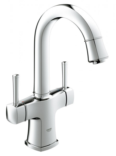 Grohe 3 Hole Basin tap Grandera 2-Handle 1/2" with pop-up waste set