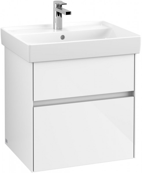 Villeroy en Boch Vanity Unit Collaro Wall-mounted with LED 554x444x546mm Glossy White Glossy White | Without LED