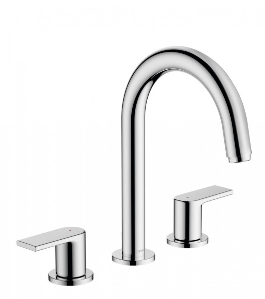 Freestanding 2 Handle Basin Tap Hansgrohe Vernis Shape with pop-up waste 200x266x170mm Chrome