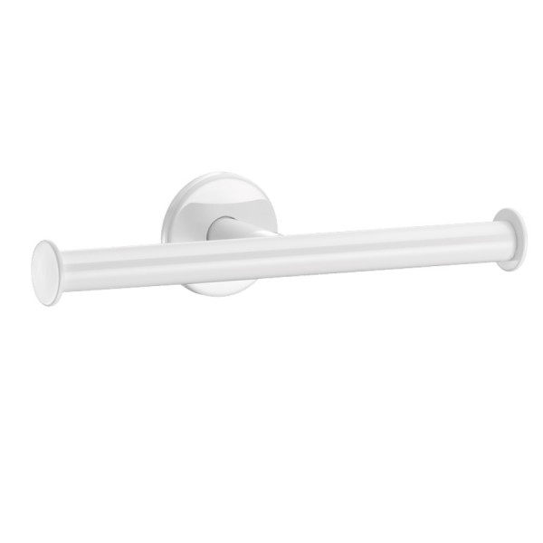 Delabie Twin Toilet Roll Holder White powder-coated stainless steel