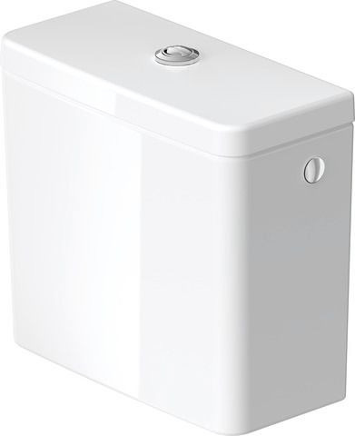 Low Level Cistern Duravit D-Neo Connection from the top 395x360mm White