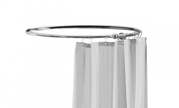 Shower Curtain Rail Bayswater Traditional Chrome