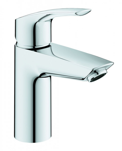 Small Basin Taps Grohe Eurosmart With retractable chain and ColdStart Chrome