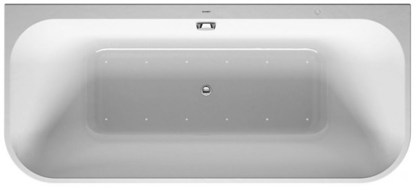 Duravit Whirlpool Bath Rectangular Happy D.2 System Air 1800x800mm White 760318000AS0000