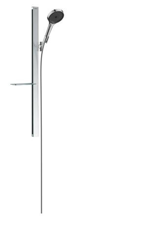 Hansgrohe Shower Set Rainfinity 130 3jets with shower bar 900mm and soap dish Chrome