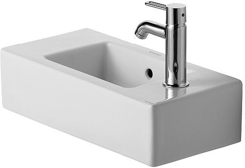 Duravit Rectangular Cloakroom Basin furniture Hand Wash Basin 500mm 703500 White | Left and Right