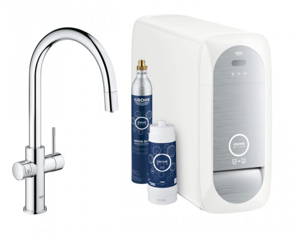Grohe Starter Kit Aerator Bluetooth/WIFI C outlet Blue Home Chrome