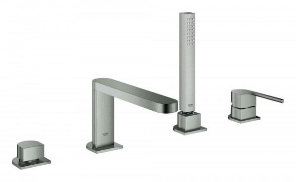 Grohe Bath Mixer Tap GROHE Plus Brushed Hard Graphite