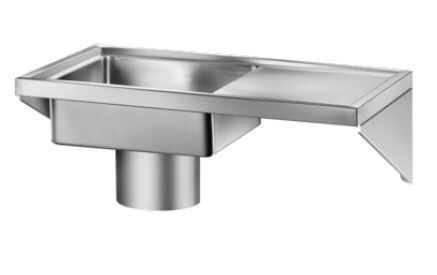 Delabie Wall-mounted plaster sink 1000 mm x 340 mm 180130