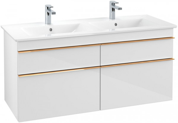 Villeroy and Boch Double Vanity Unit Venticello for double washbasin 1253x590x502mm A93004PN A93005DH