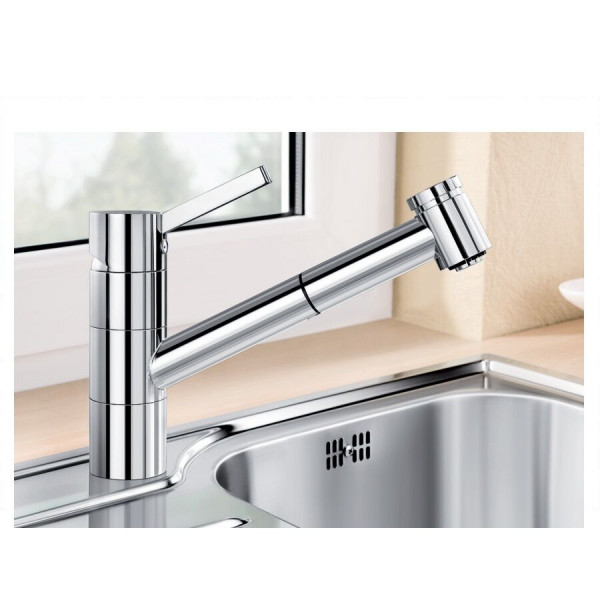 Blanco Pull Out Kitchen Tap TIVO-S-F Chrome