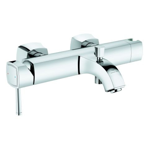 Wall Mounted Bath Shower Mixer Tap Grohe Grandera Chrome