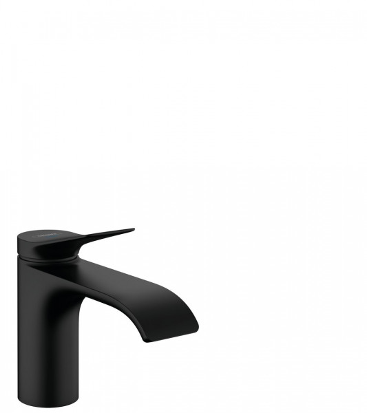 Waterfall Basin Tap Hansgrohe Vivenis only for cold water Black Mat
