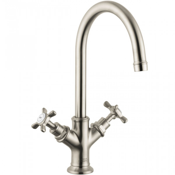 3 Hole Basin Tap Montreux washbasin tap without brushed nickel waste set Axor