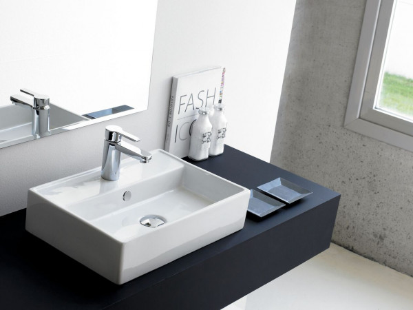 The Bath Collection Countertop Basin TURIN 500x350x120mm White