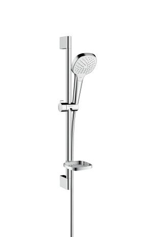 Hansgrohe Shower Set Croma Select Vario 3jetss with shower bar 650mm and soap dish White/Chrome