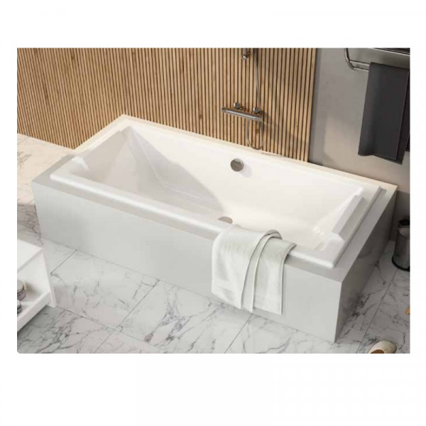 Allibert Standard Bath SQUARE White 1700x750x505-535mm 199113