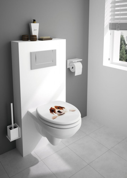 Allibert D Shaped Toilet Seat JACK 367x50x450mm