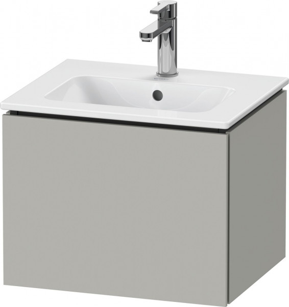 Vanity Unit Built-In Basin Duravit L-Cube 520mm Concrete Grey Matt LC611800707