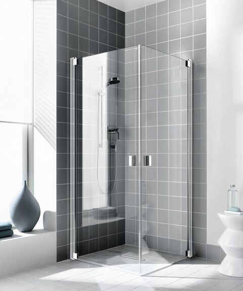 Kermi Pivot shower Doors RAYA Right Corner entry 1850 x 750 mm Clear RA1ER075181AK