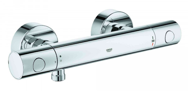 Grohe Thermostatic Shower Mixer Grohtherm 800 Cosmopolitan S-Connections 150x304mm Chrome