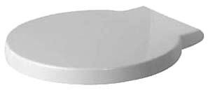 Duravit D Shaped Toilet Seat Starck 1 White Plastic and cover 65880099