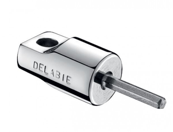 Delabie Chrome-plated 2.5 mm Allen wrench Chrome 35 mm C282025