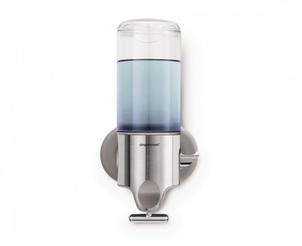 Simplehuman Soap dispenser single wall mounted pumps Chrome (BT1034)